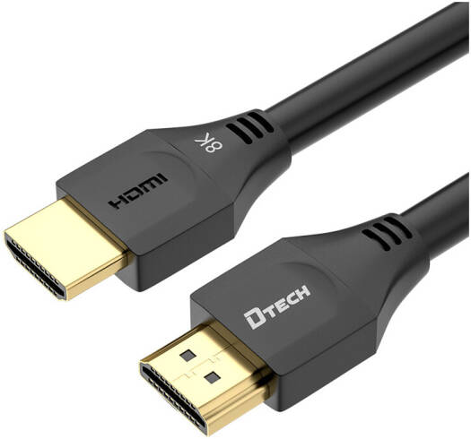 DTECH DT-H203 HDMI Cable, 8K @ 60Hz / 4k @ 120Hz Resolution, 48Gbps Bandwidth DTECH DT-H203 HDMI Cable, 8K @ 60Hz / 4k @ 120Hz Resolution, 48Gbps Bandwidth
